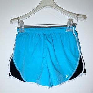 Asics Running Shorts, Blue, Size Small